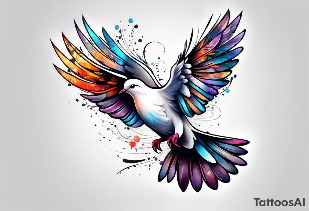 A dove tattoo idea