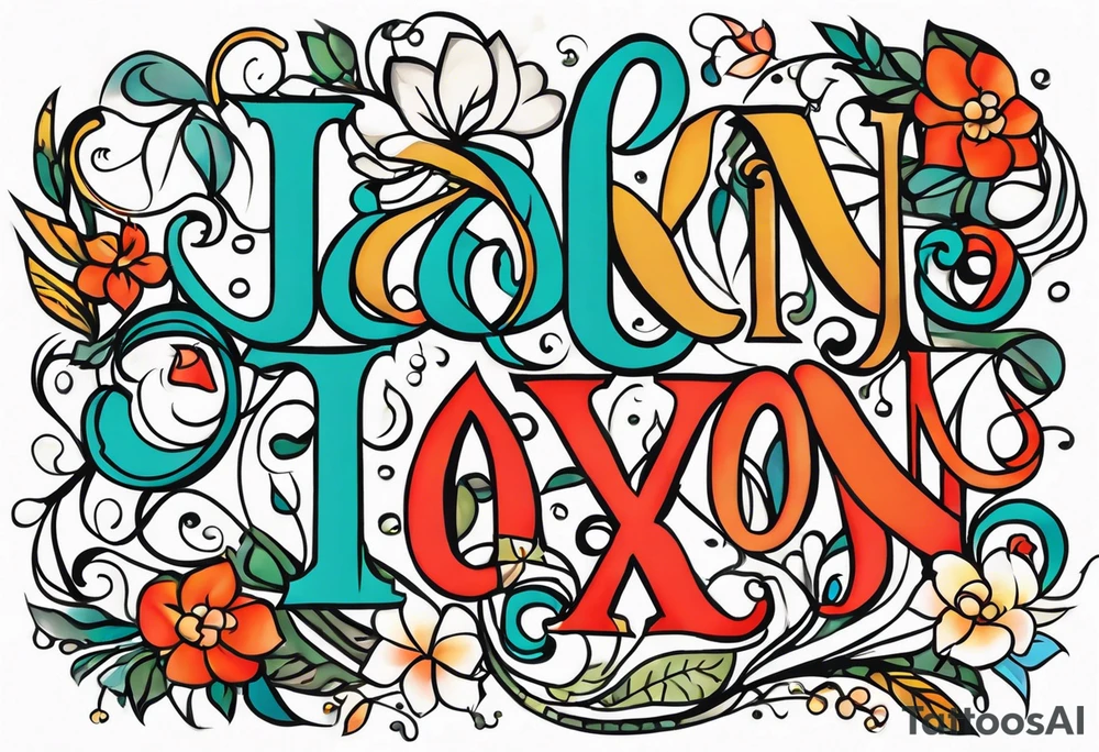 Jaxon, Madison, Evelyn tattoo idea