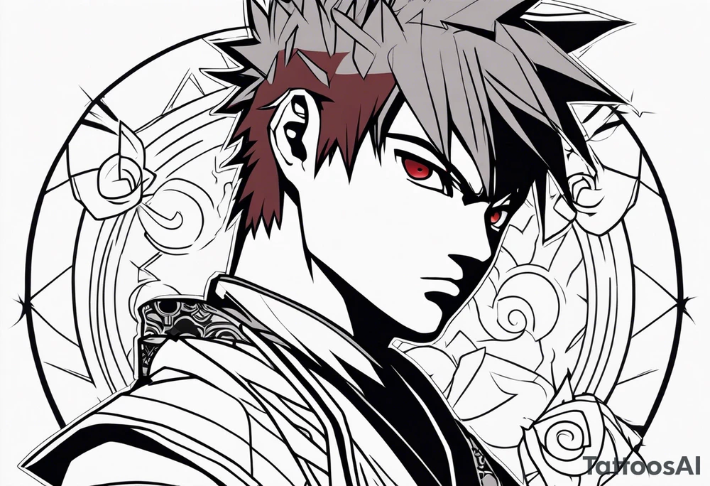 Gaara naruto tattoo tattoo idea