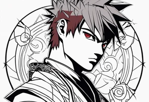 Gaara naruto tattoo tattoo idea