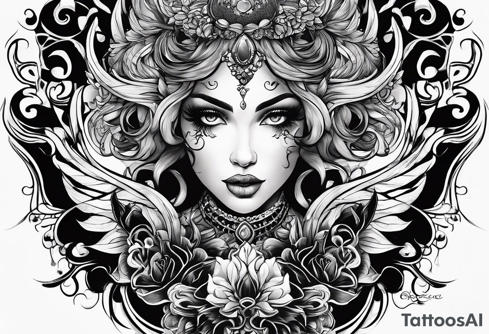 "What ever our souls are made of, his and mine are the same" dark romantic tattoo idea