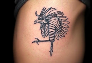 the egyptyan mythology Horus associated with Taurus ruled by Venus which govern love, pleasure and material possessions. tattoo idea