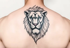 Leo who is hurt and trying to recover from addiction tattoo idea