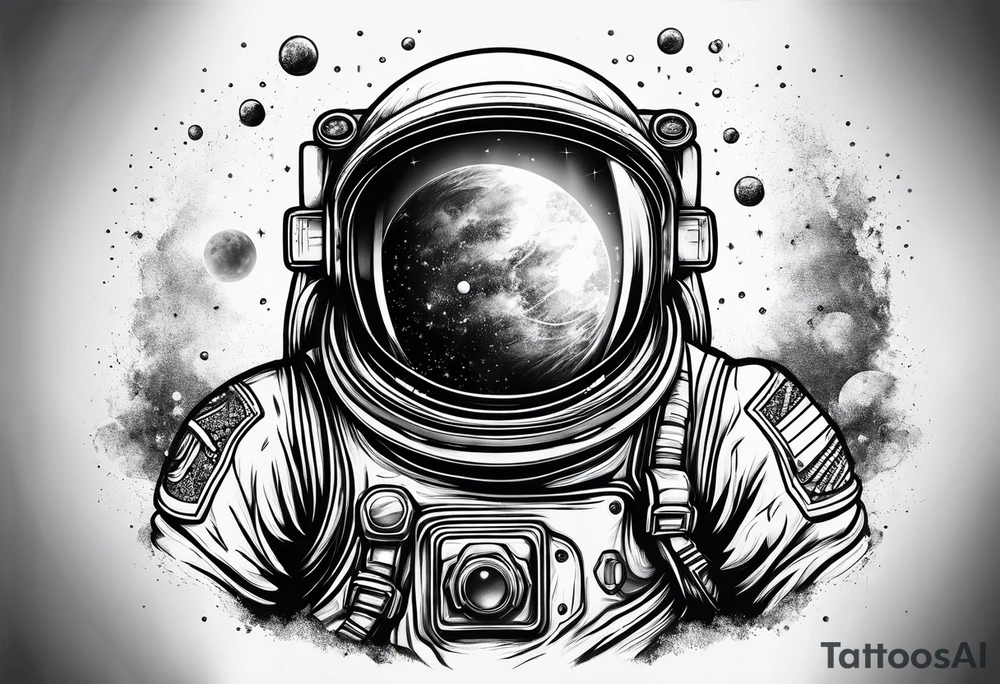 Space Astronaut tattoo idea