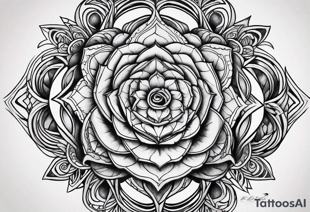 spiral tattoo idea