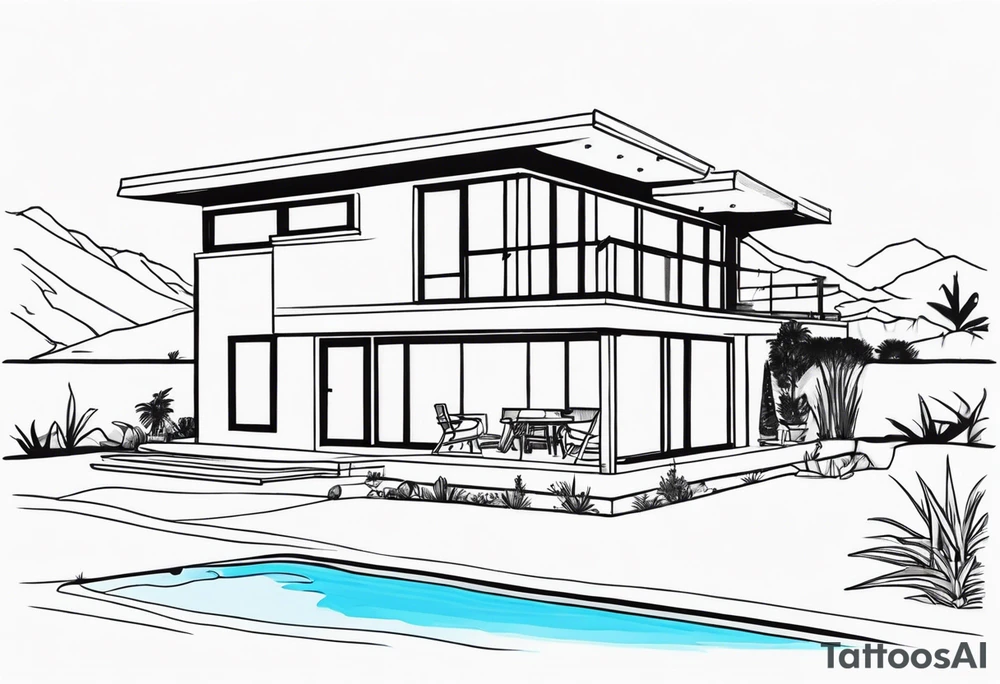 California home, Bay Area tattoo idea
