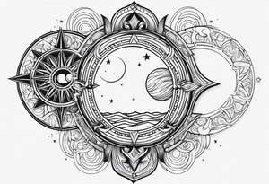 Sun in Pisces , Aquarius moon and Leo rising tattoo idea