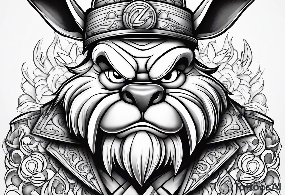 The looney tunes character taz tattoo idea