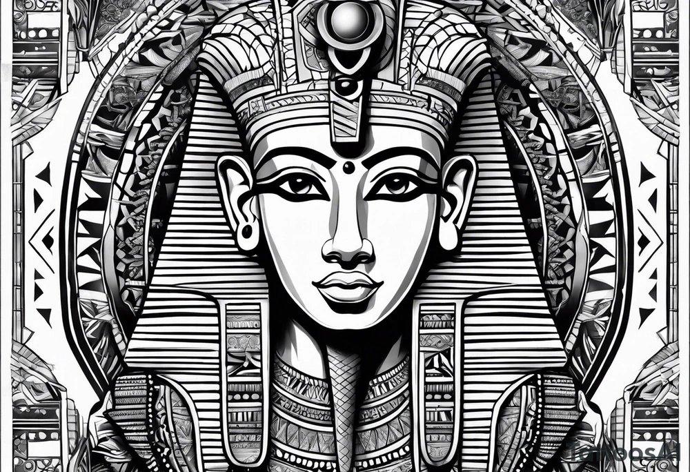 Egypt design ra tattoo idea