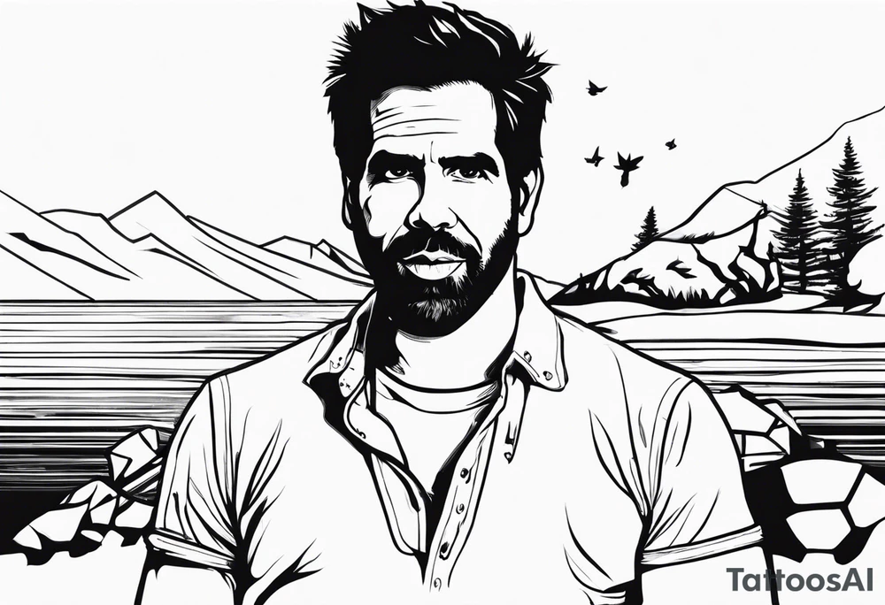 Can you create something small from the producer Eli Roth: from cabin fever tattoo idea