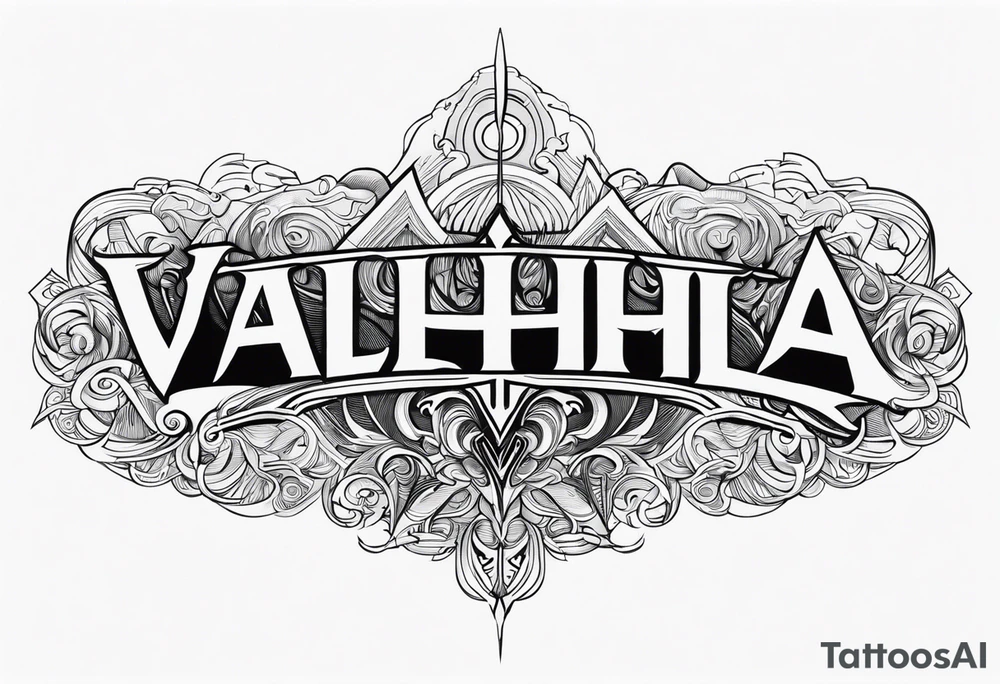 Valhalla fog gods tattoo idea