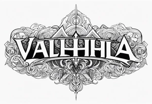 Valhalla fog gods tattoo idea