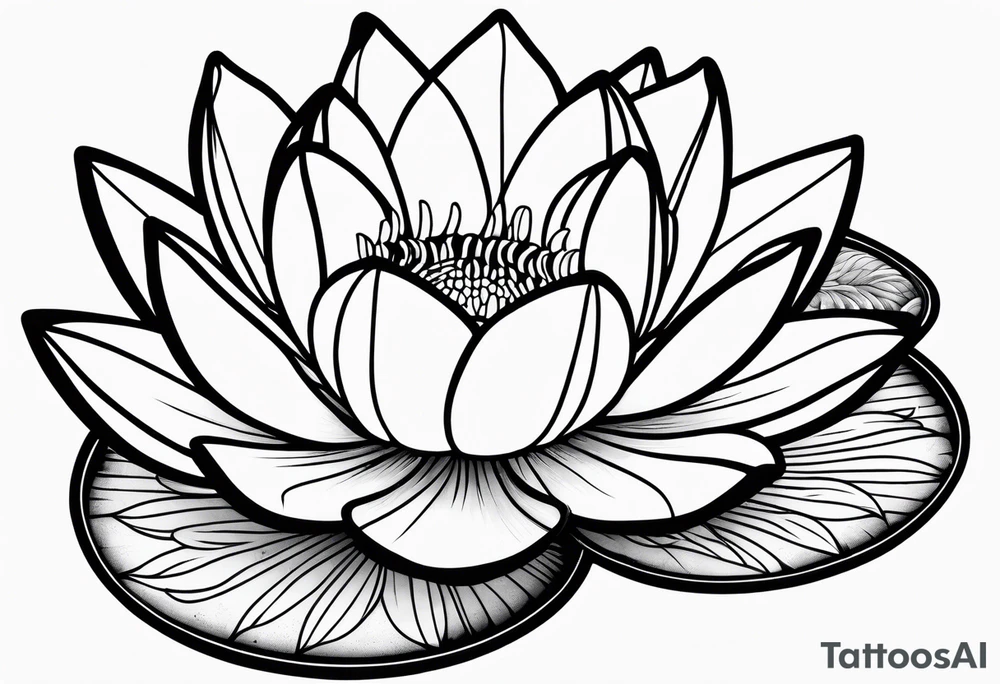 Water Lilly pad tattoo idea