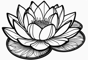 Water Lilly pad tattoo idea