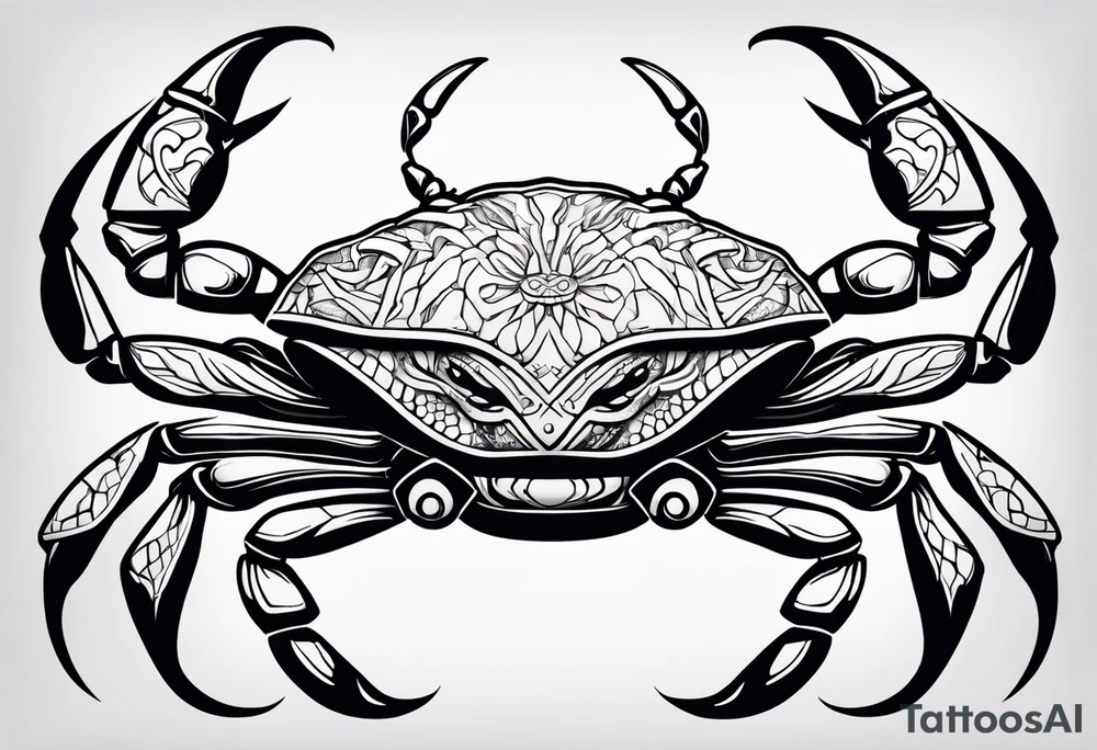 Cancer Crab tattoo idea