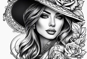 Pretty woman tattoo idea