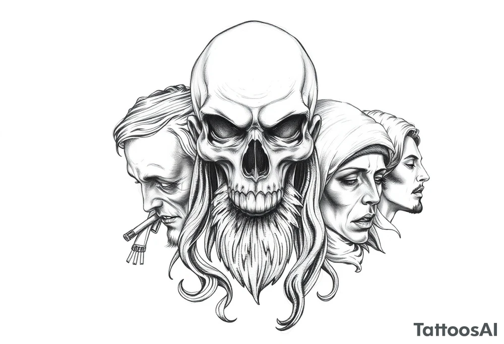 7 biblical “deadly sins”(Lust, Gluttony,Greed,Sloth,Wrath,Envy, and Pride). tattoo idea