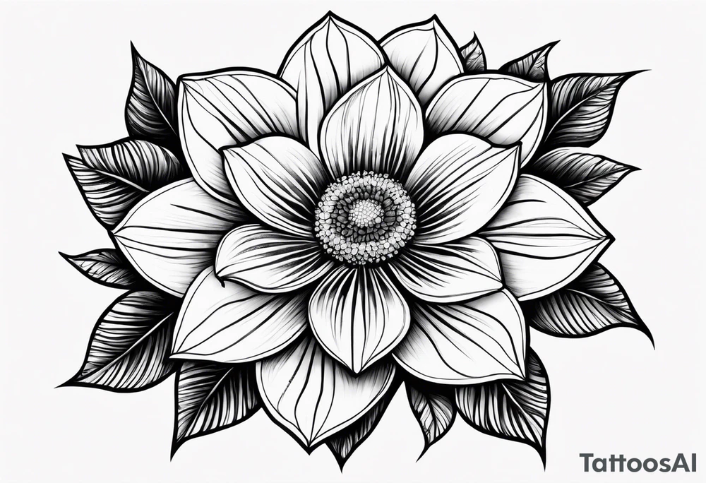 Faça uma flor tattoo idea
