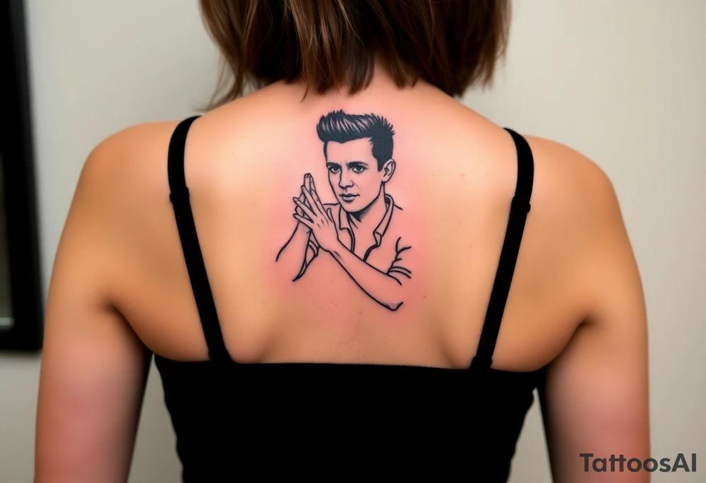 Rick Astley Never Gonna Give You Up Dance Pose tattoo idea