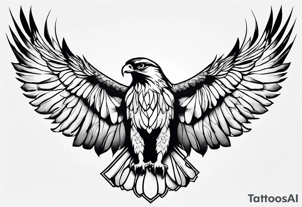 A Hawk tattoo idea
