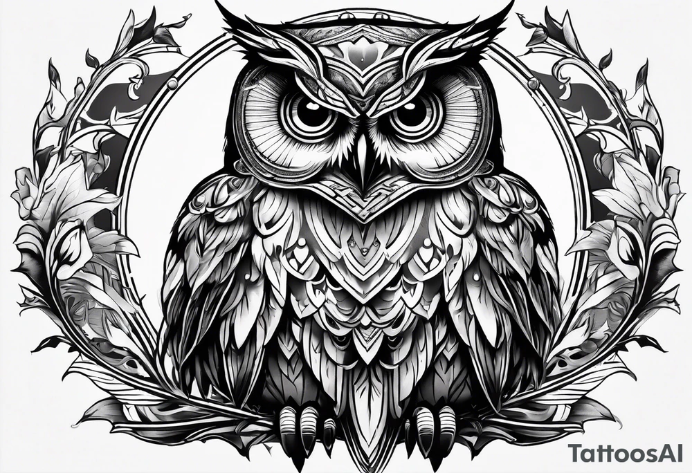 owl with a sheet over its head like a ghost tattoo idea owl with a sheet over its head like a ghost tattoo idea
