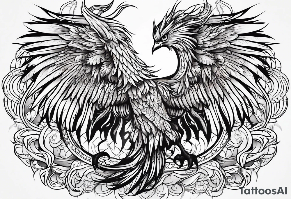 phoenix tattoo idea