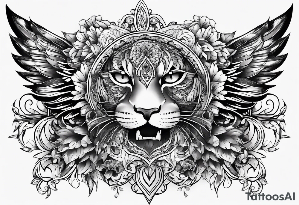Underchest tattoo tattoo idea