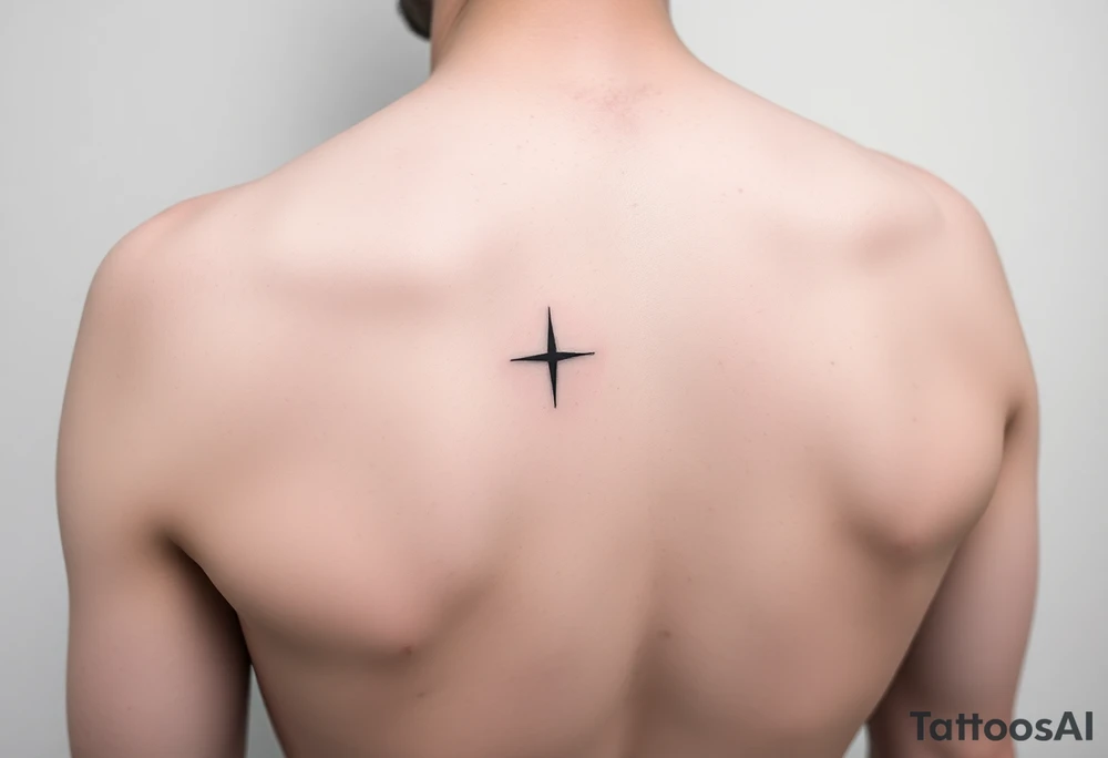 Simple minimalist feminine tattoo small line art on arm tattoo idea