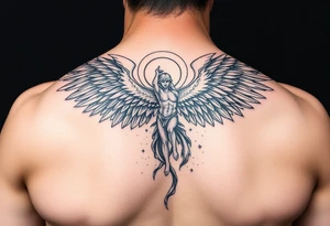 Fall of angel Dante mikha'el tattoo idea