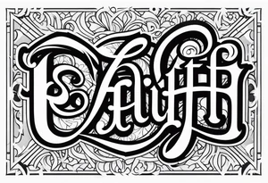 Faith tattoo idea