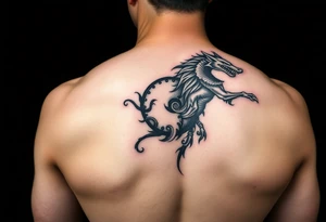 Generate tattoo with one side SiYin, turn around become Chong tattoo idea