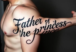 Father of the princess tattoo idea