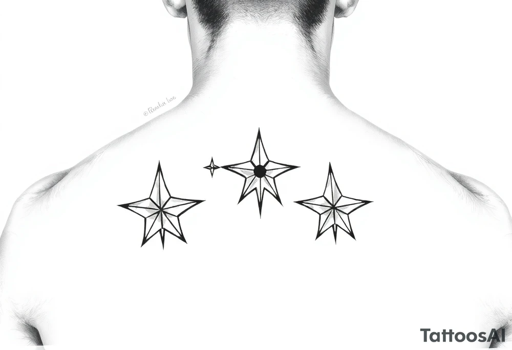 Stars tattoo idea