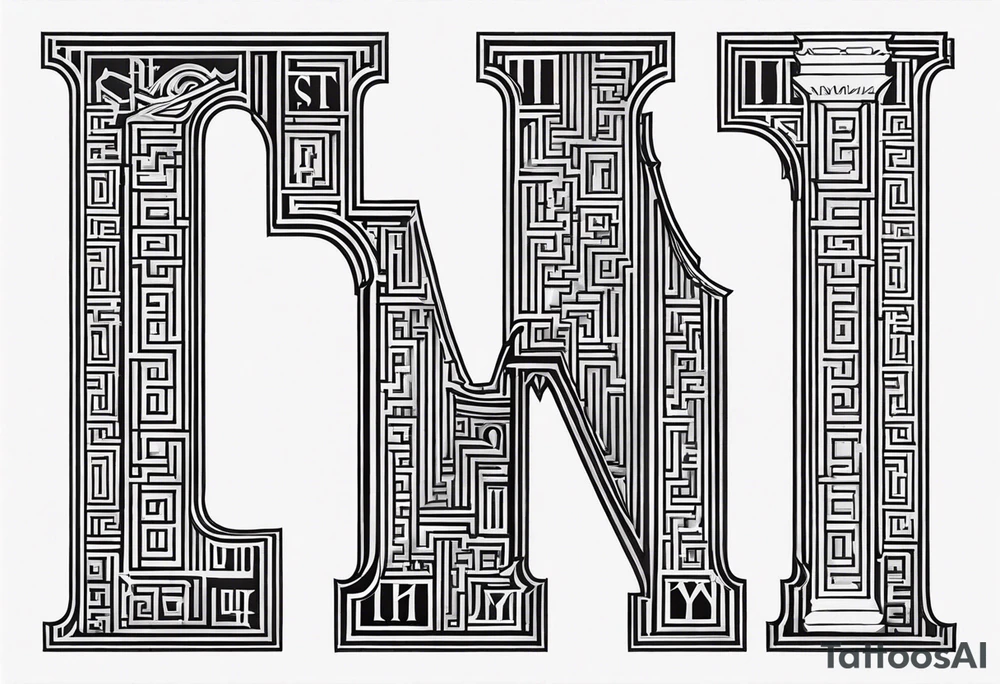 Valhalla steps
 pillars tattoo idea