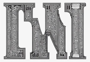 Valhalla steps
 pillars tattoo idea