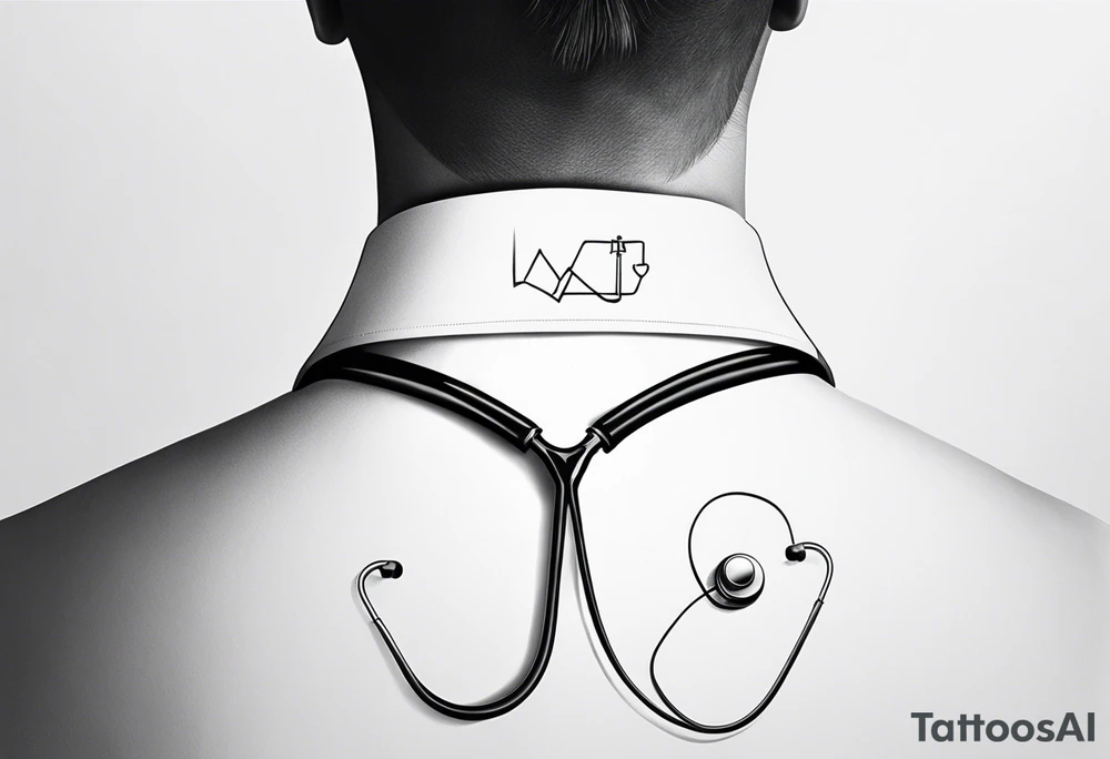 NECK TIE
, STETHOSCOPE tattoo idea