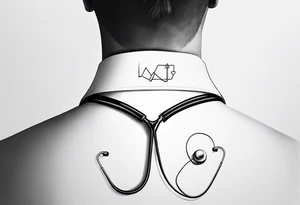 NECK TIE
, STETHOSCOPE tattoo idea