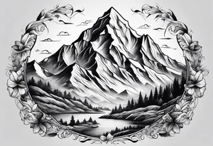 everest tattoo idea