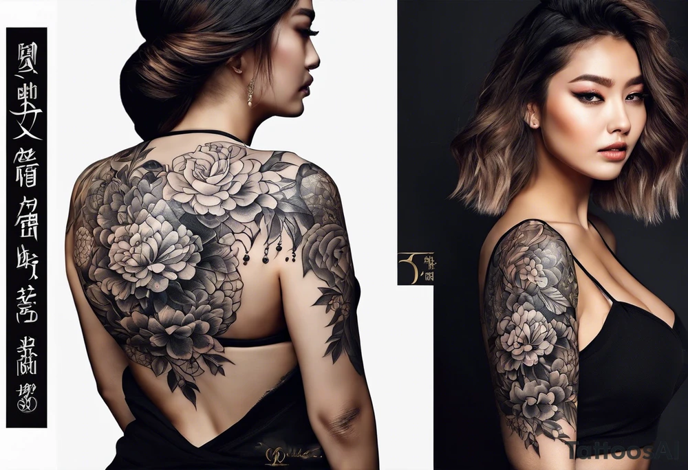 Татуировка во всю икру tattoo idea