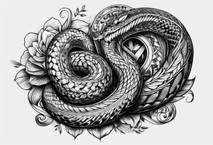 Eine Schlange als Tattoo auf den ganzen Arm tattoo idea