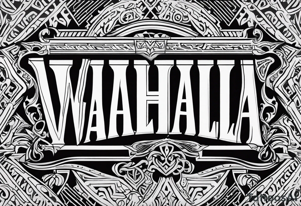 Valhalla tattoo idea