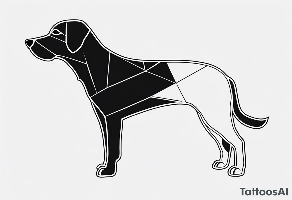DOG tattoo idea