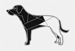 DOG tattoo idea