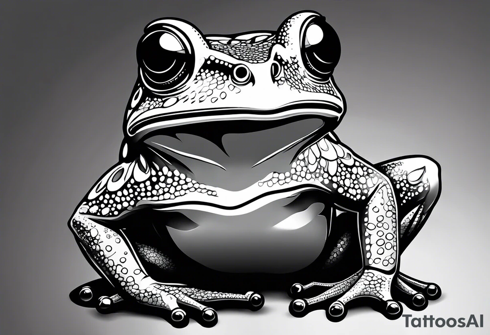 frog dj tattoo idea