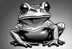 frog dj tattoo idea