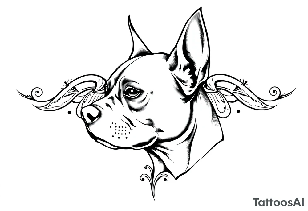 PITBULL tattoo idea