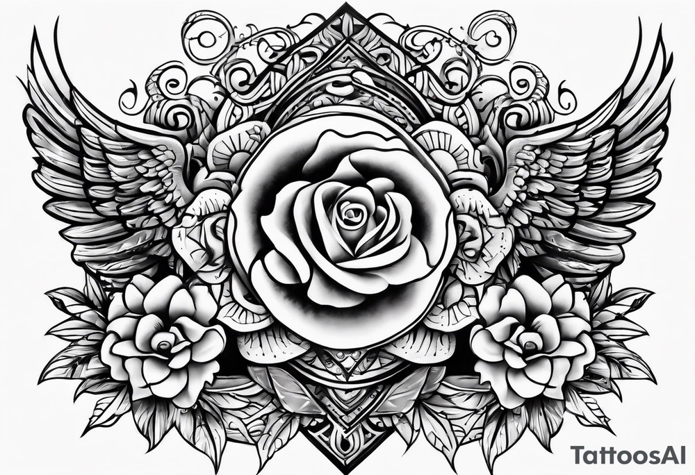 Rock a billy Arm tattoo idea