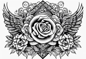 Rock a billy Arm tattoo idea