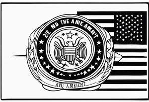 2nd amendment flag tattoo idea