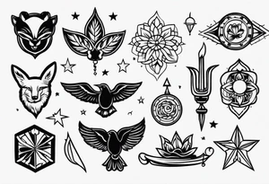 Traditional tattoo flash tattoo idea